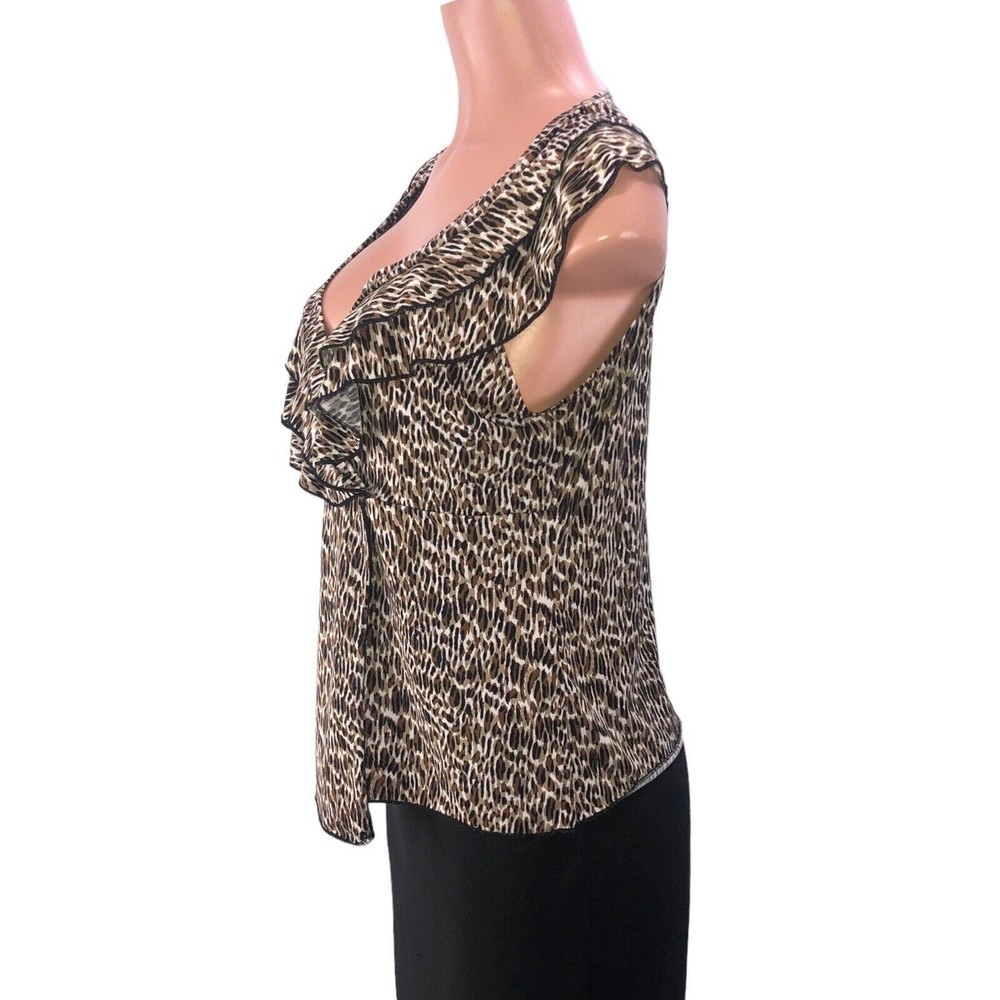 Suzie in the City, XL, Green, Business/Casual Sleeveless, Stretch, Shirt - Picture 4 of 11